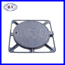 En124 Class D400 Manhole Cover, Cast Iron Manhole Cover with Frame for Sale, Concrete Ductile Iron Manhole Cover Eb13008